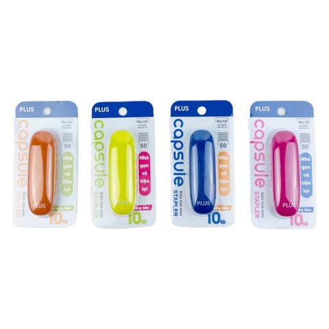 Bấm kim mini số 10 Plus 210-V014/ 210-V015/ 210-V016/ 210-V017 10 tờ (10)