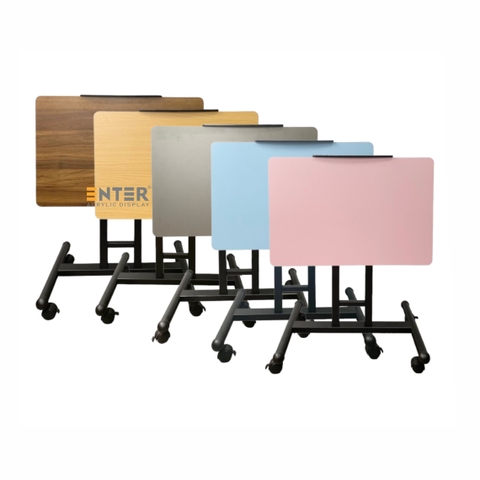 Bàn gỗ di động Enter BG103 60x40cm, Bàn nâng hạ đa năng, Bàn gỗ đa chức năng, Bàn gấp gọn thông minh
