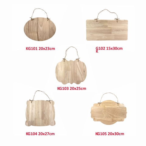 Bảng gỗ treo không nội dung Enter KG101 / KG102 / KG103 /  KG104 / KG105 dày 8mm