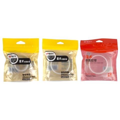 Băng keo 2 mặt trong suốt MG AJD957F7 / AJD957F8 / AJD957F9 2.4cm