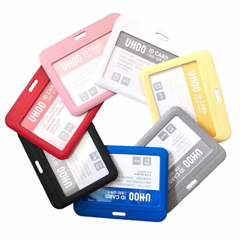 Bao đựng thẻ Uhoo 6633 8.5x5.4cm 1 mặt ngang vàng (6)