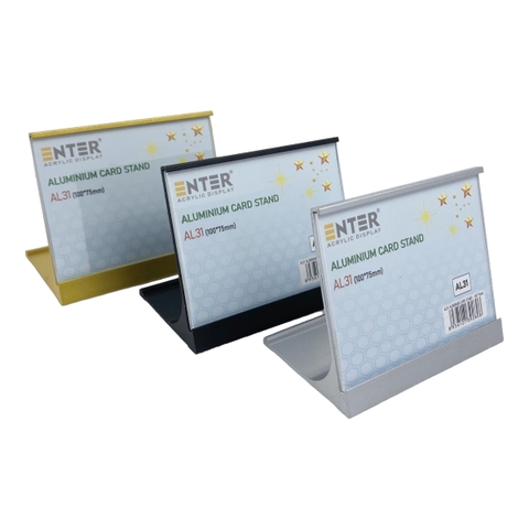 Bảng thông tin để bàn nhôm Enter AL31 100x75mm, Khung thông tin sản phẩm, Khung bảng giá, Kệ trưng bày để bàn (20)