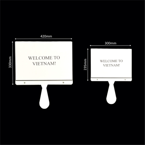 Bảng thông tin mica có tay cầm Enter J01 / J02 (10)