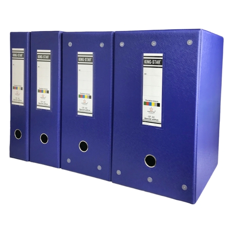 Bìa hộp si King-Star xếp xanh dương
