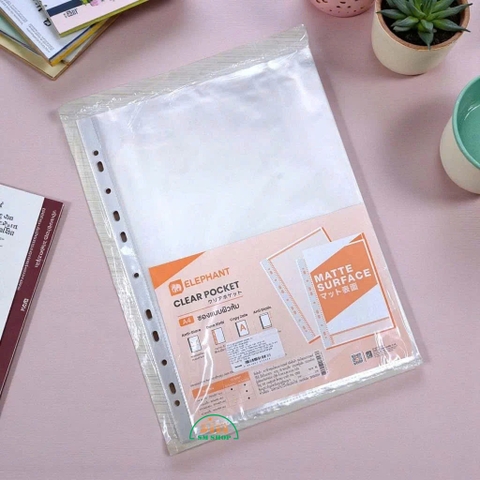 Bìa lỗ Elephant A4 20 tờ (12)
