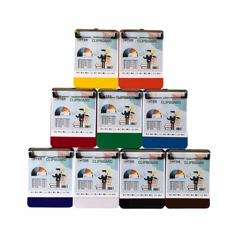 Bìa trình ký mica Enter G05 13x17cm kẹp mini (20)