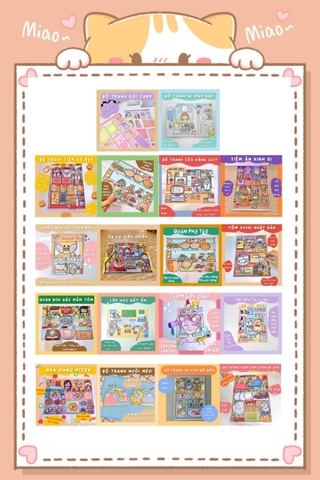 Bộ Tranh Tương Tác Cô Tiên Xanh