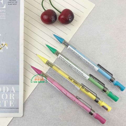 Bút chì bấm Pentel A125T 0.5mm, Bút chì ngòi, Viết chì kim (12)