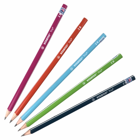 Bút chì gỗ Stabilo Trio 369 2B (12)