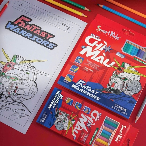 Bút chì màu Smart Kids CP25/ CP26, Hoạ cụ, Văn phòng phẩm