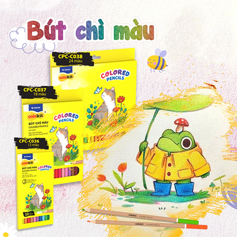 Bút chì màu TL Colokit CPC-C036/ C037/ C038