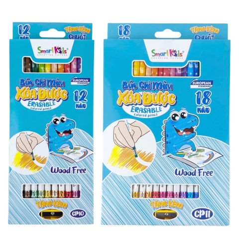 Bút chì màu xóa được Smart Kids CP10/ CP11