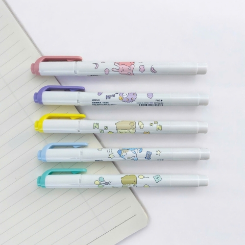 Bút dạ quang 2 đầu Zebra Mildliner WKT7 mild (10)