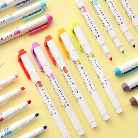 Bút dạ quang 2 đầu Zebra Mildliner WKT7