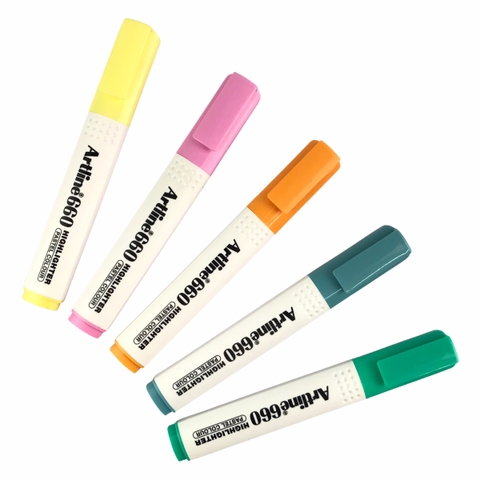 Bút dạ quang Artline EK-660 1.0-4.0mm pastel (12)