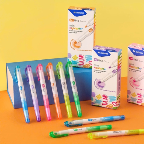Bút dạ quang TL HL-03 Plus, Bút nhớ dòng, Bút highlight (10/720)