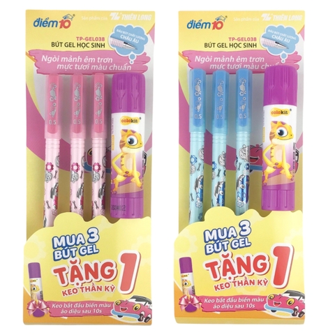 Bút gel TL Điểm 10 TP-GEL038 vỹ 3 cây (20)