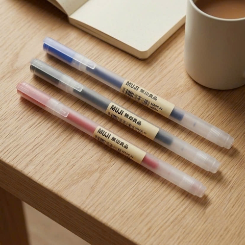 Bút gel Muji nắp, Bút nước, Bút gel (10)