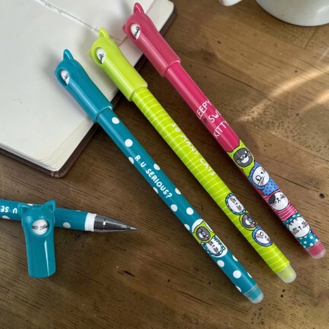 Bút gel xóa được MG APKC52S1 xanh dương 0.7mm, Viết mực nước, Gel pen (12/144)