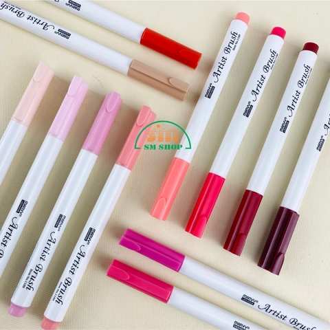 Bút lông Marvy 1100 Tone đỏ hồng (12)