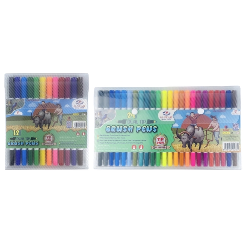 Bút lông màu 2 đầu GStar 9112 / 9124 (12)