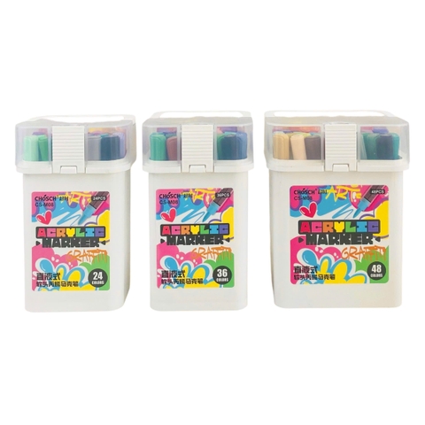 Bút lông màu Acrylic Chosch CS-M08 (12)