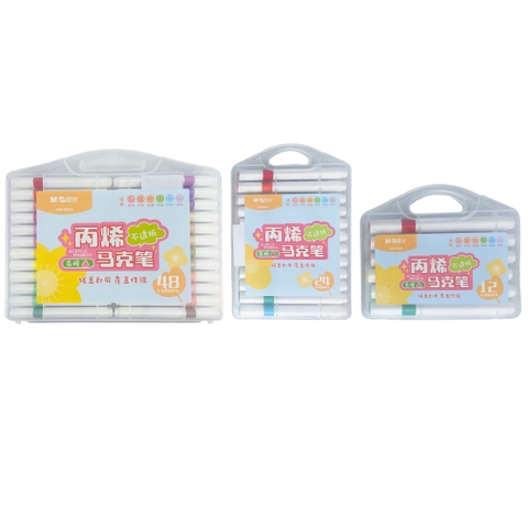 Bút lông màu Acrylic MG APMT8050 / APMT8051 / APMT8053