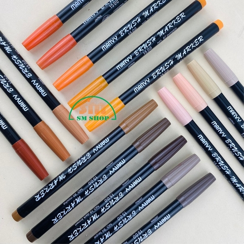 Bút lông màu Marvy 1500 Tone nâu