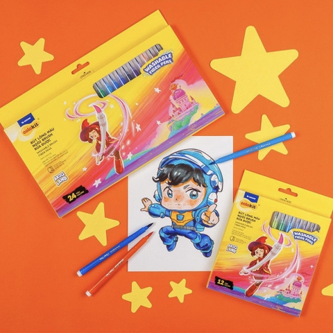 Bút lông màu rửa được TL Colokit SWM-C010/AK / SWM-C011