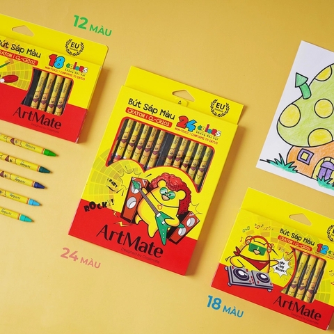 Bút sáp màu ClassMate CL-CR101 / CL-CR102 / CL-CR103