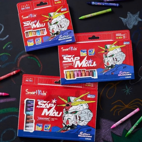 Bút sáp màu Smart Kids CR28/ CR29/ CR30
