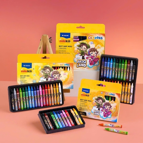 Bút sáp màu TL Colokit Akooland