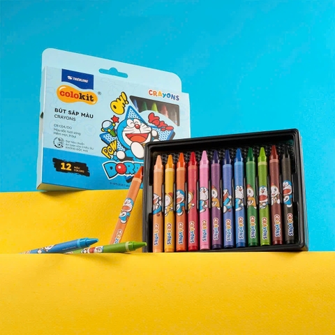 Bút sáp màu TL Colokit Doraemon CR-C04/DO / CR-C05/DO / CR-C06/DO