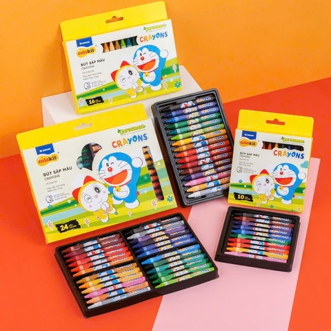 Bút sáp màu TL Colokit Doraemon CR-C04/DO / CR-C05/DO / CR-C06/DO