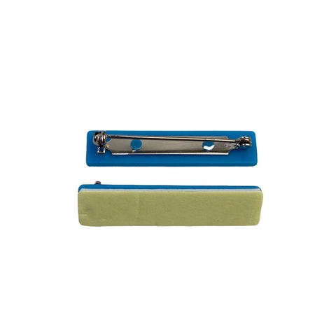 Kim cài nhựa xoay an toàn K003C 42x9mm cao cấp đế xanh có keo [50] (1000)