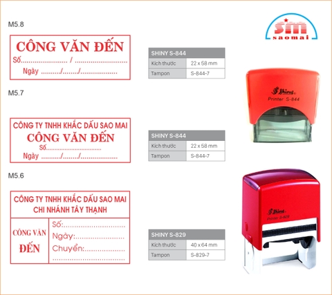 Dấu công văn đến, đi