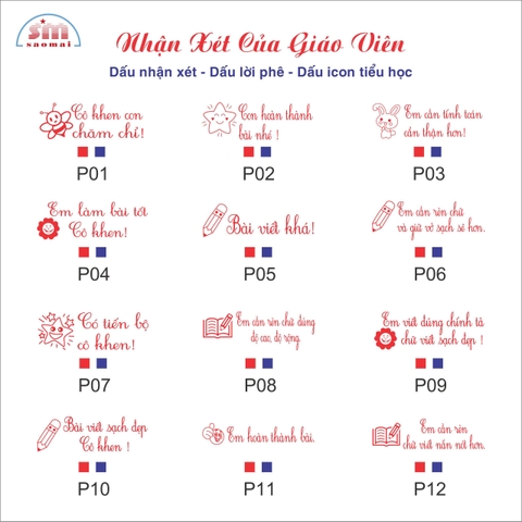 Dấu S842/ T214 nhận xét của giáo viên