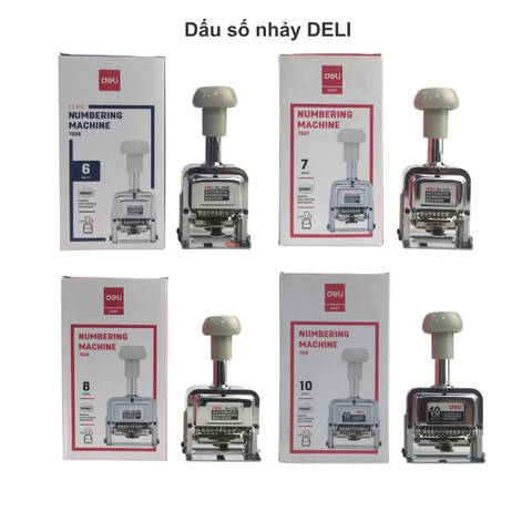 Dấu số nhảy Deli 7506 / 7507 / 7508 / 7510