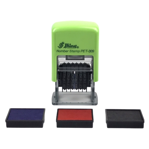 Dấu số xoay tự động - Thẻ mực Shiny PET309 6 số 3mm (12)
