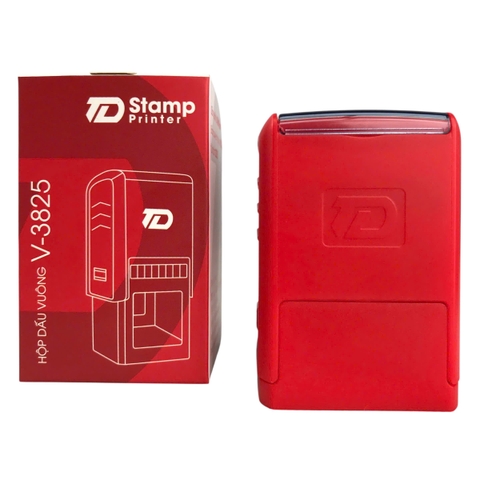 Dấu - Thẻ mực TD V3825 38x38mm (100)