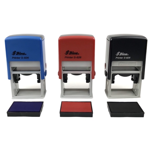 Dấu - Thẻ mực Shiny S826 41x24mm