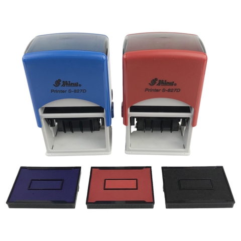 Dấu - Thẻ mực Shiny S827D 50x30mm