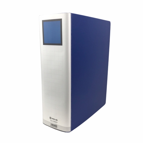 Bìa còng ống 1 mặt si King Jim 1478GSV 8cm A4 (10)