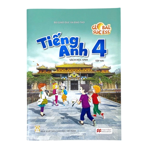 Sách Tiếng Anh Global Success bài học lớp 4 tập 2, Sách giáo khoa, Sách bài học