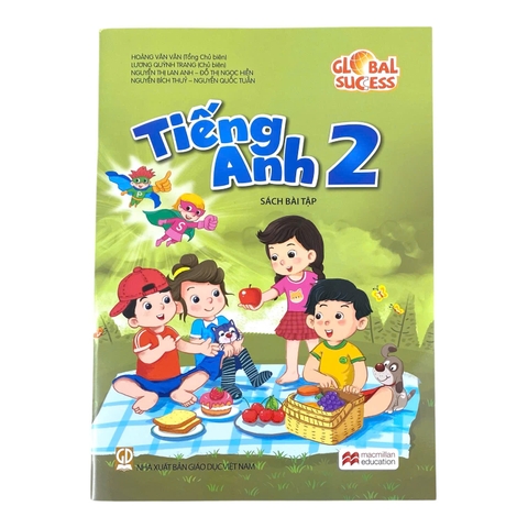 Sách Tiếng Anh Global Success bài tập lớp 2, Sách giáo khoa, Sách bài tập