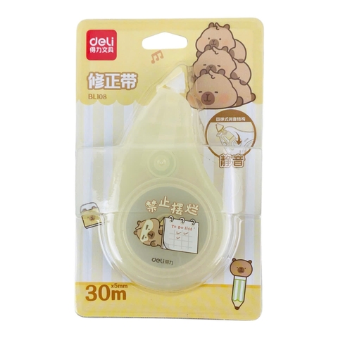 Xoá kéo Deli BL108, băng xoá kéo, bút xoá, viết xoá (12)