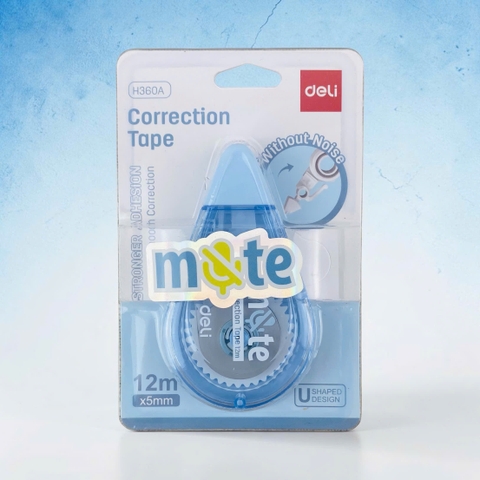 Xoá kéo Deli H360A, băng xoá kéo, bút xoá, viết xoá (12)