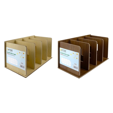Giá đỡ tài liệu 4 ngăn gỗ Enter KG504 360x166x166mm