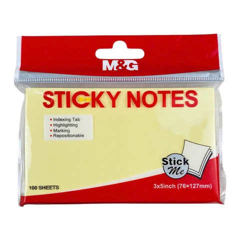 Giấy note MG YS-142 3x5, Giấy ghi chú, Giấy nhớ, Văn phòng phẩm (20/240)