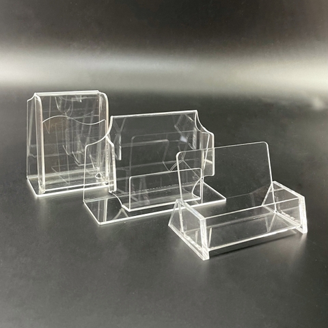 Kệ đựng namecard mica Enter B01 / B02 / B03, Kệ danh thiếp, Card holder để bàn (20)